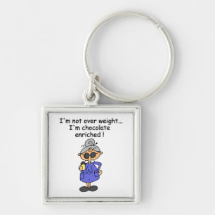 Chocolade Verrijkte Humor Sleutelhanger