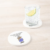 Chocolade Verrijkte Humor Zandsteen Onderzetter (Zijkant)