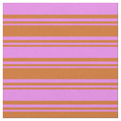 Chocolade & Violet Colour Lined Pattern Stof (Close Up)