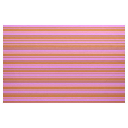 Chocolade & Violet Colour Lined Pattern Stof (Fat Quarter)