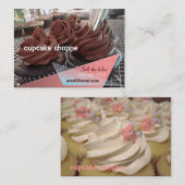 chocolade visitekaartje (Voorkant / Achterkant)