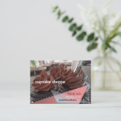 chocolade visitekaartje (Staand voorkant)