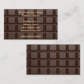 Chocolade Visitekaartje (Voorkant / Achterkant)