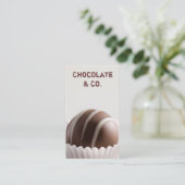 Chocolade Visitekaartje (Staand voorkant)