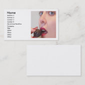 Chocolade Visitekaartje (Voorkant / Achterkant)