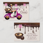 Chocolade Visitekaartje Scooter Chocolatier (Voorkant / Achterkant)