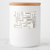 Chocolade Voedselcontainer Etiket (Voorkant)