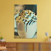 chocolade voor consumptie-ijs canvas afdruk (Insitu (Woonkamer))