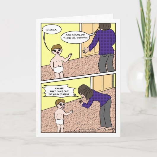 Chocolade voor gramma kaart (Voorkant)