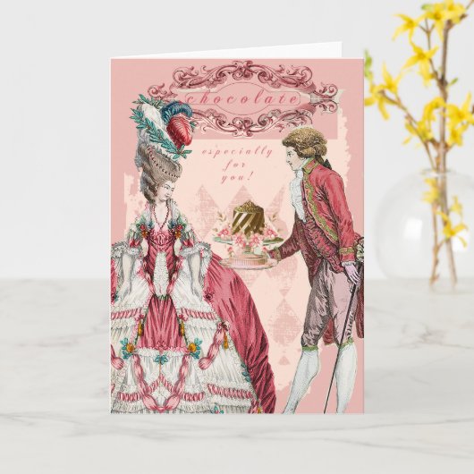 Chocolade voor u kaart (Gele Bloem)