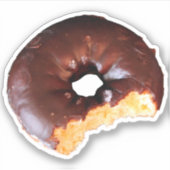 Chocolade, voorgekookte colade, donut sticker (Voorkant)