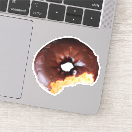Chocolade, voorgekookte colade, donut sticker