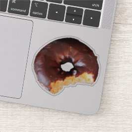 Chocolade, voorgekookte colade, donut sticker