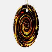 Chocolade Vortex 01 Keramisch Ornament (Rechts)