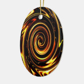 Chocolade Vortex 01 Keramisch Ornament (Links)