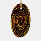 Chocolade Vortex 02 Keramisch Ornament (Rechts)