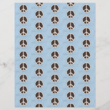 Chocolade Vrede Teken Pies Patroon Scrapbook Papie