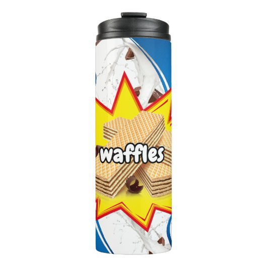 Chocolade Wafers Verpakking Thermosbeker (Voorkant)