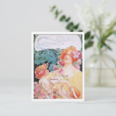 Chocolade ~  warme chocolade Drink ad Briefkaart (Staand voorkant)