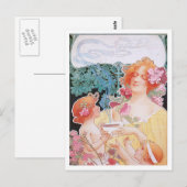 Chocolade ~  warme chocolade Drink ad Briefkaart (Voorkant / Achterkant)