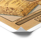 Chocolade ~  warme chocolade Drink ad Poster (Hoek)