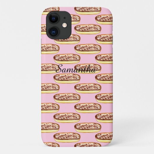 Chocolade Waterverf Eclairs Donuts Case-Mate iPhone Case (Achterkant)