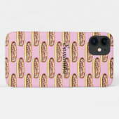 Chocolade Waterverf Eclairs Donuts Case-Mate iPhone Case (Achterkant (horizontaal))