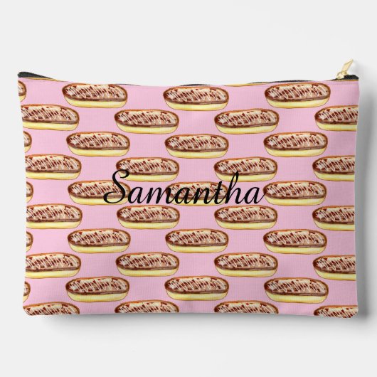 Chocolade Waterverf Eclairs Donuts Etui (Achterkant)