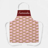 Chocolade Waterverf Eclairs Donuts Schort (Voorkant)