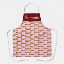 Chocolade Waterverf Eclairs Donuts Schort