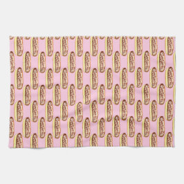 Chocolade Waterverf Eclairs Donuts Theedoek