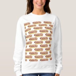 Chocolade Waterverf Eclairs Donuts Trui