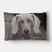 Chocolade Weimaraner Etui (Achterkant)