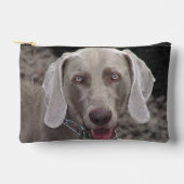 Chocolade Weimaraner Etui (Voorkant)