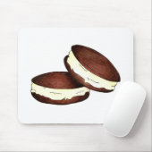 Chocolade Whoopie Pie Pies Dessert Muismat (Met muis)