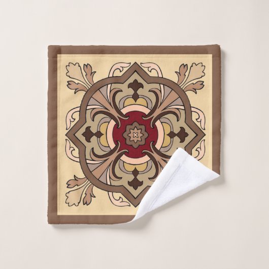 Chocolade Wijn Washandje (Wasdoekje)