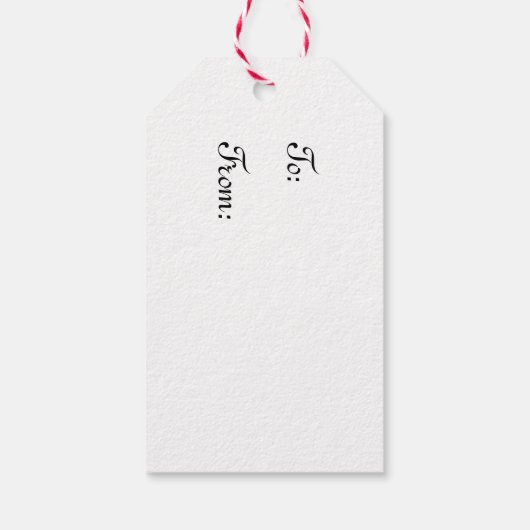 Chocolade & Wijnfles Wijnproeverij Diner Party Cadeaulabel (Achterkant)