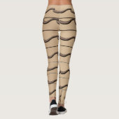 Chocolade 🍫 woestijn, camoflauge, leggings! leggings (Achterkant)