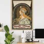 Chocolade Woman Poster (Thuiskantoor)