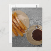 Chocolade y Churros Briefkaart (Voorkant / Achterkant)