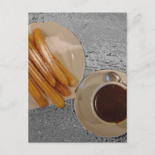 Chocolade y Churros Briefkaart