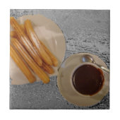 Chocolade y Churros Tegeltje (Voorkant)