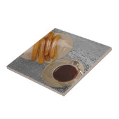 Chocolade y Churros Tegeltje (Zijkant)