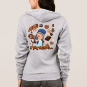 Chocolade Zen Zone Hoodie (Achterkant)