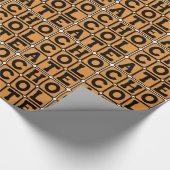 Chocolade, Zoete Dessert Cadeaupapier (Hoek)