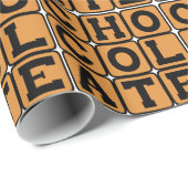 Chocolade, Zoete Dessert Cadeaupapier (Rol Hoek)