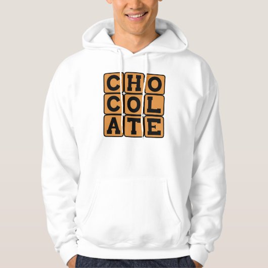 Chocolade, Zoete Dessert Hoodie (Voorkant)