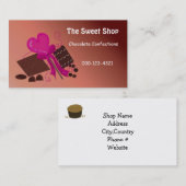 Chocolade Zoete Winkel Visitekaartje (Voorkant / Achterkant)