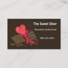 Chocolade Zoete Winkel Visitekaartje