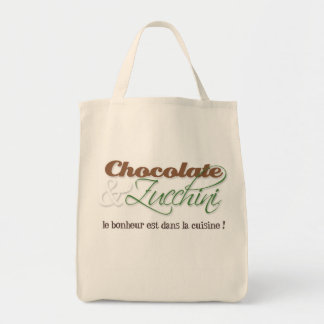 Chocolade & Zucchini-Canvas tas